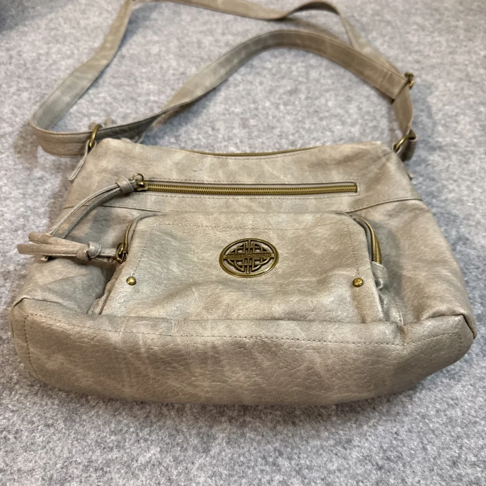 Stone Mountain Handbag/Purse Gray Made In The USA